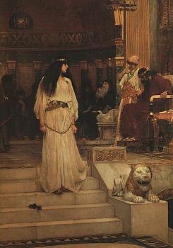 John William Waterhouse : Mariamne Leaving the Judgement Seat of Herod